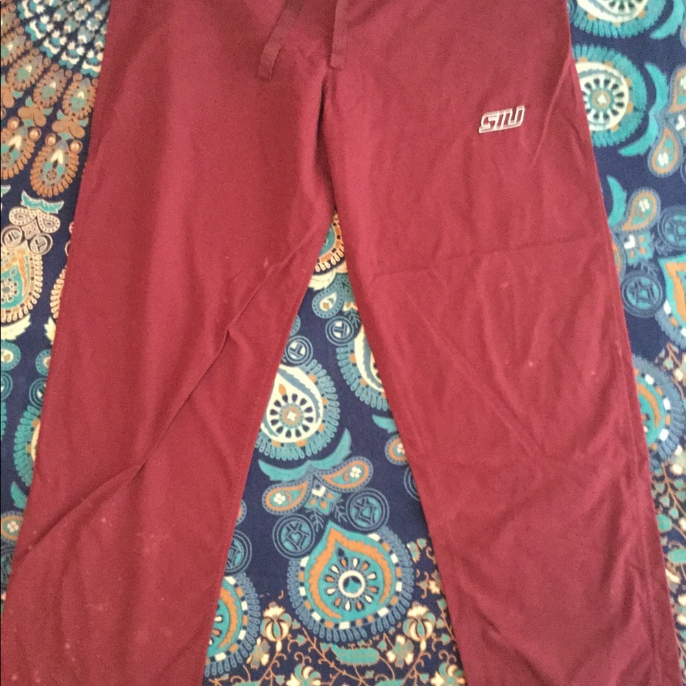 Unisex SIU Scrubs L Maroon